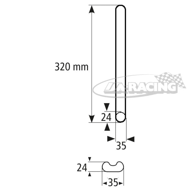 OMP Lenkrad 320 ALU RALLY, Ø 320mm, Wildleder