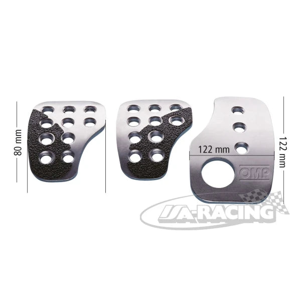 OMP Pedalset aus eloxiertem Aluminium