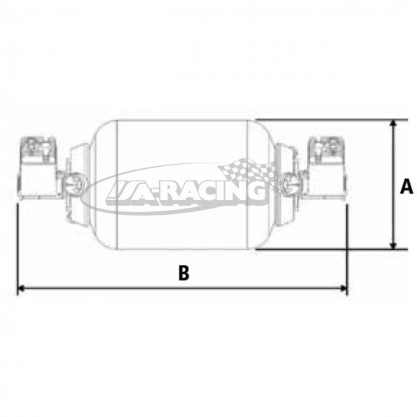ZERO 275 COLDFIRE/MONNEX, 2- Kammer Aluminiumbehälter mit FIA homologation