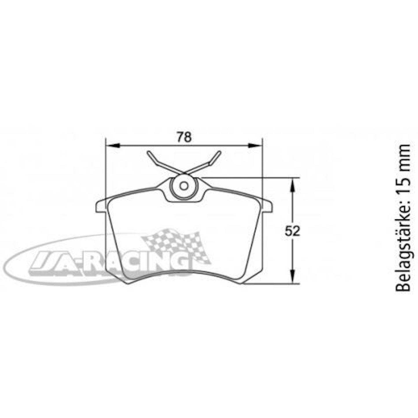 U1158 Pagid Bremsbelag