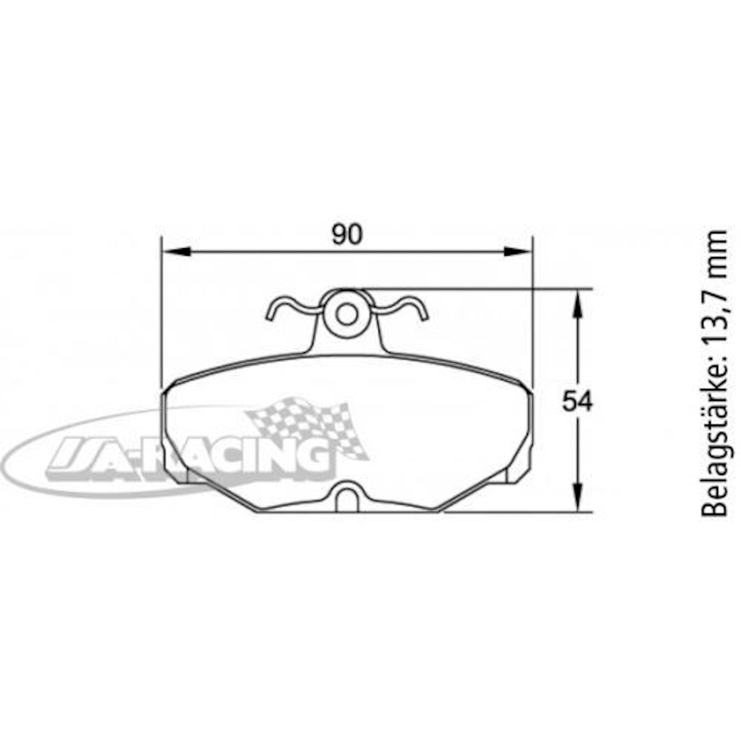 U1163 Pagid Bremsbelag