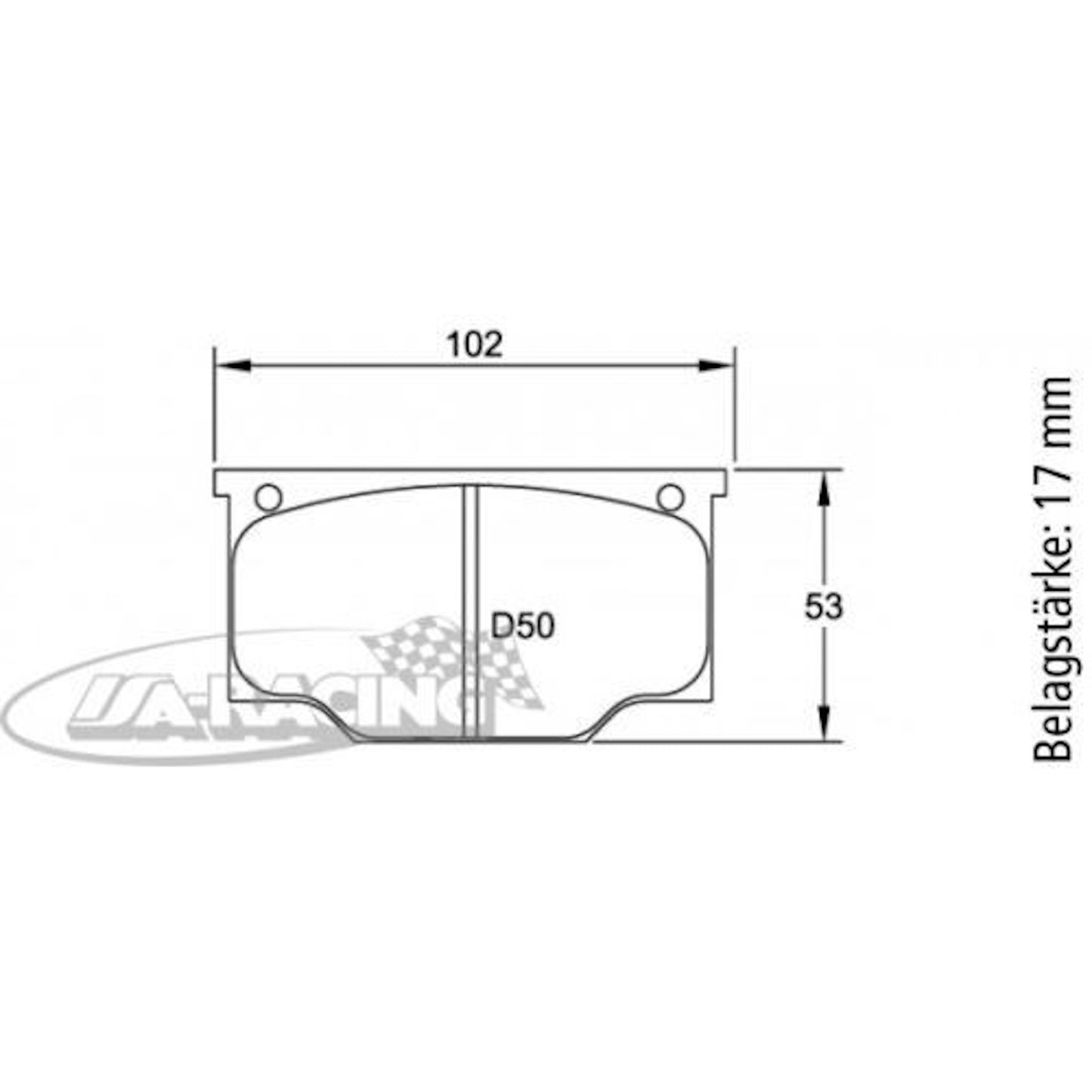 U1192 Pagid Bremsbelag