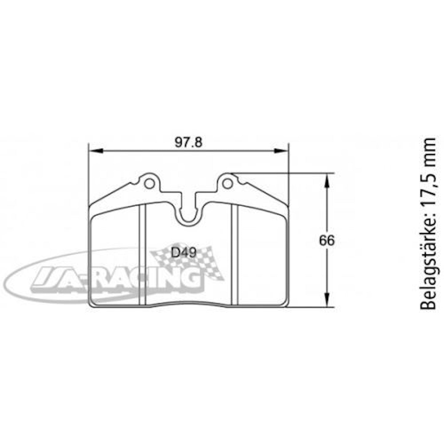 U1203 Pagid Bremsbelag