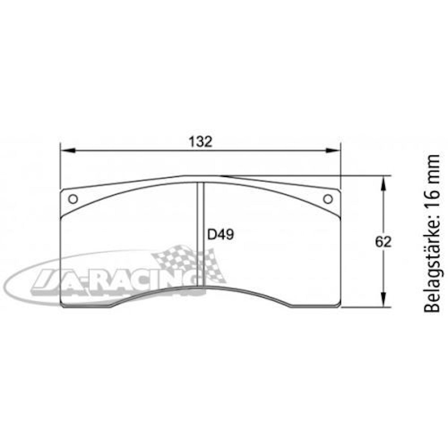 U1595 Pagid Bremsbelag