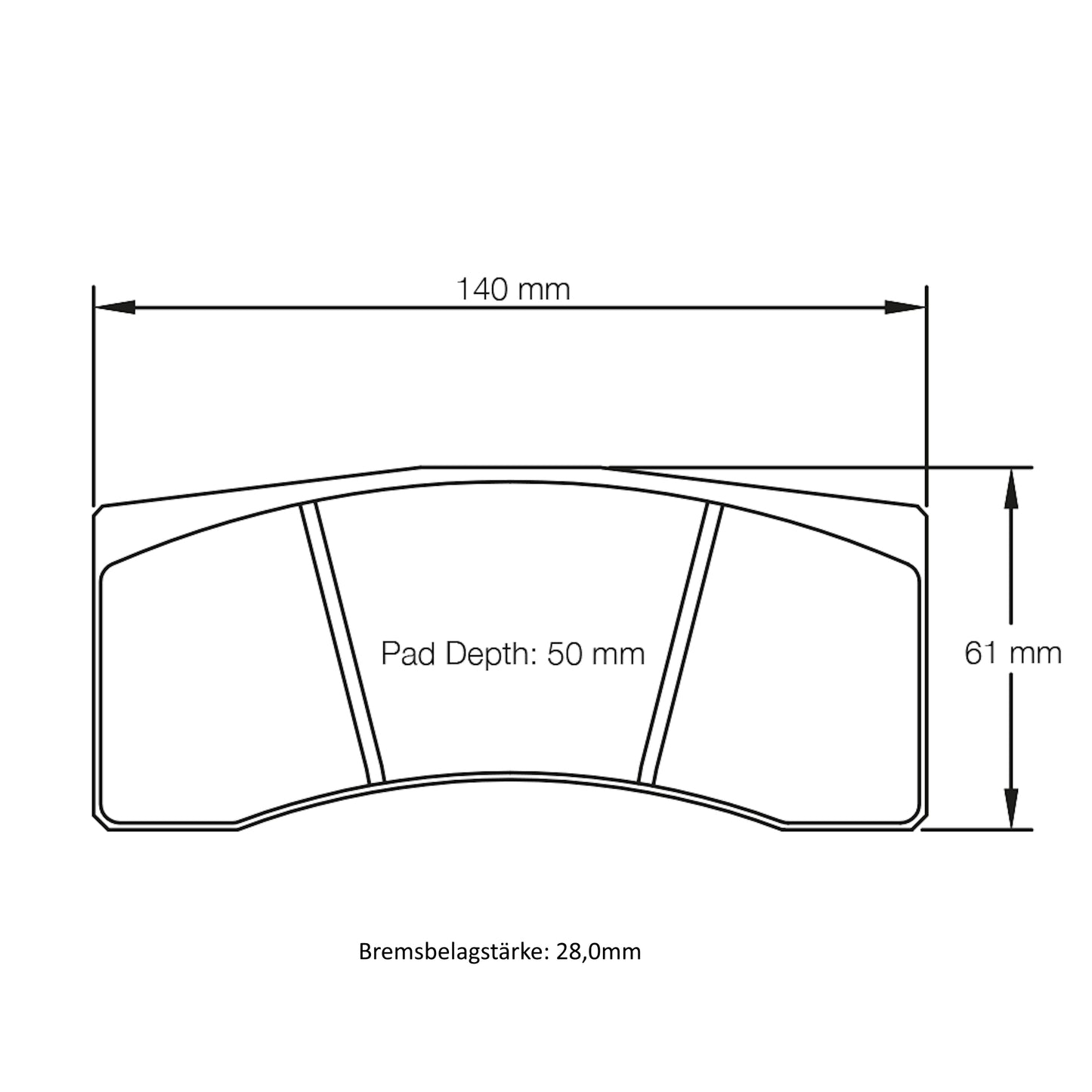 U1618 Pagid Bremsbelag