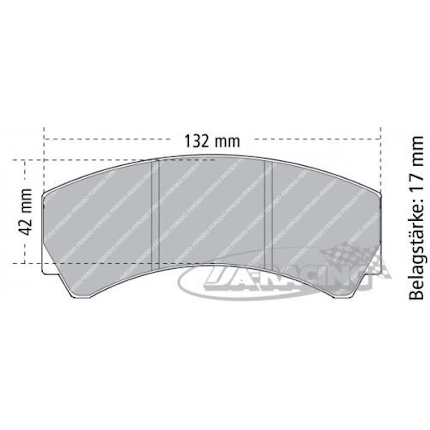 U2126 Pagid Bremsbelag