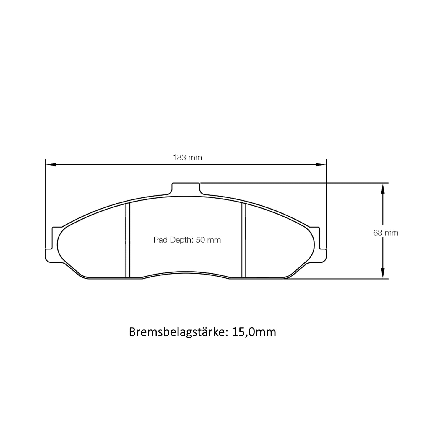 U2213USA Pagid Bremsbelag