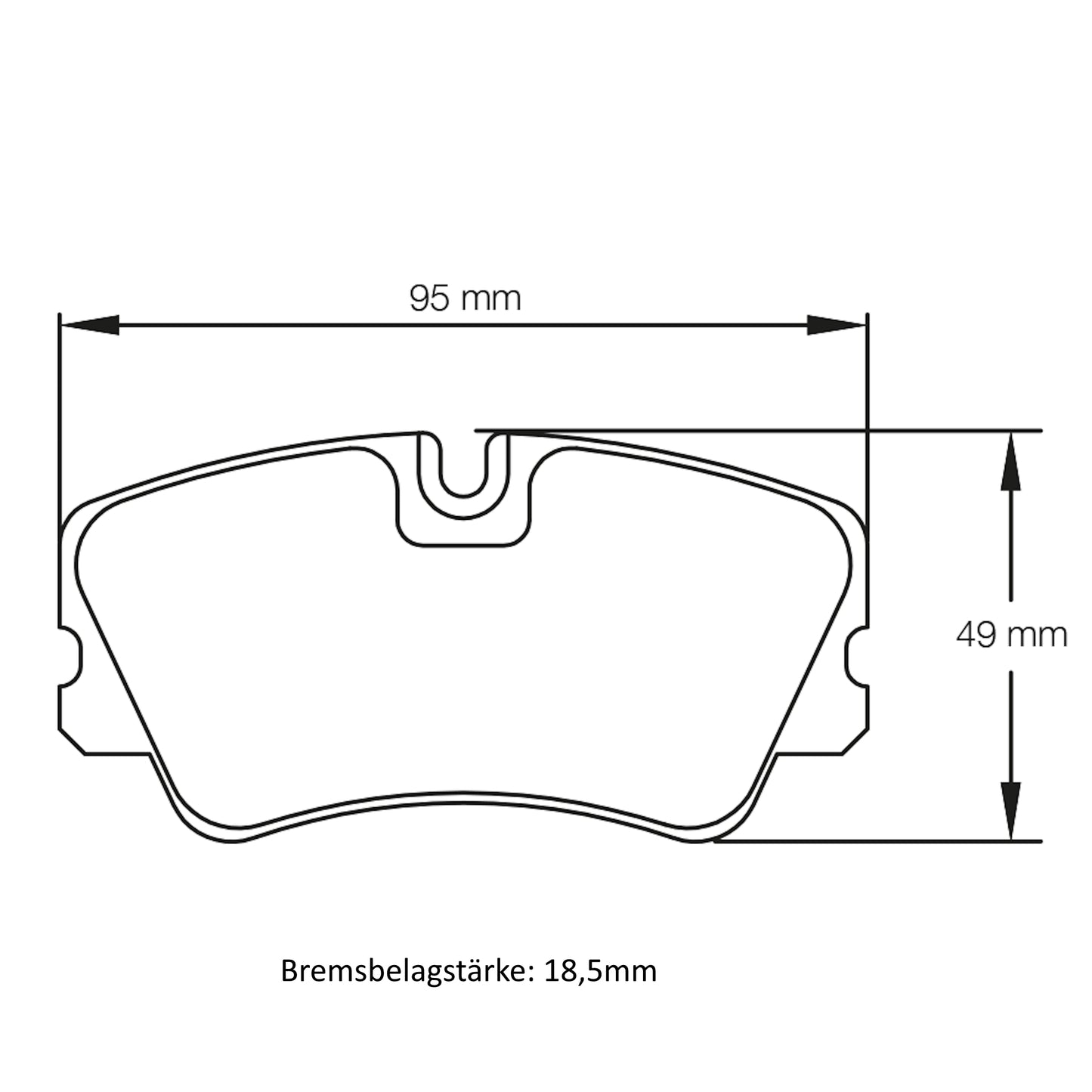 U2388 Pagid Bremsbelag