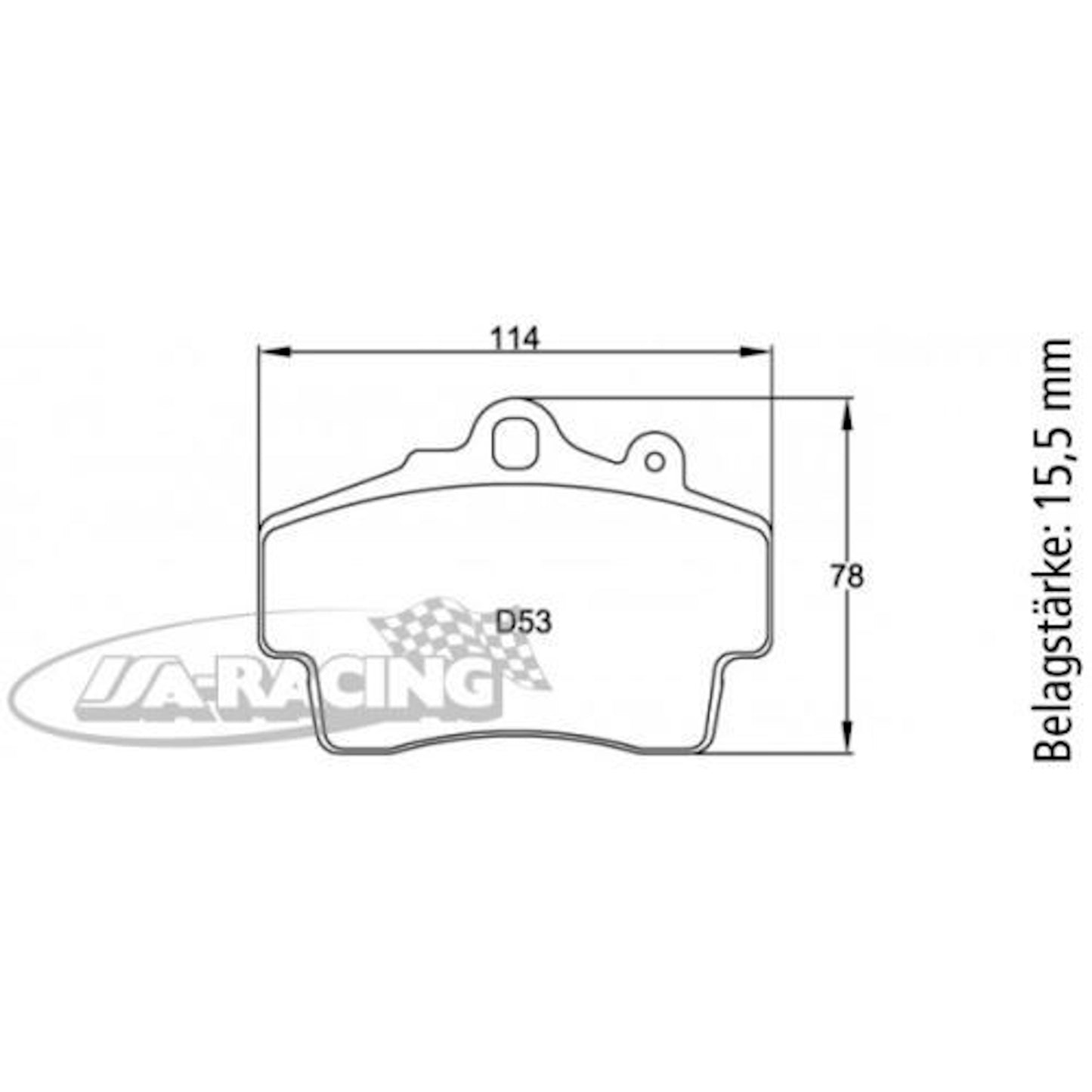 U2407 Pagid Bremsbelag