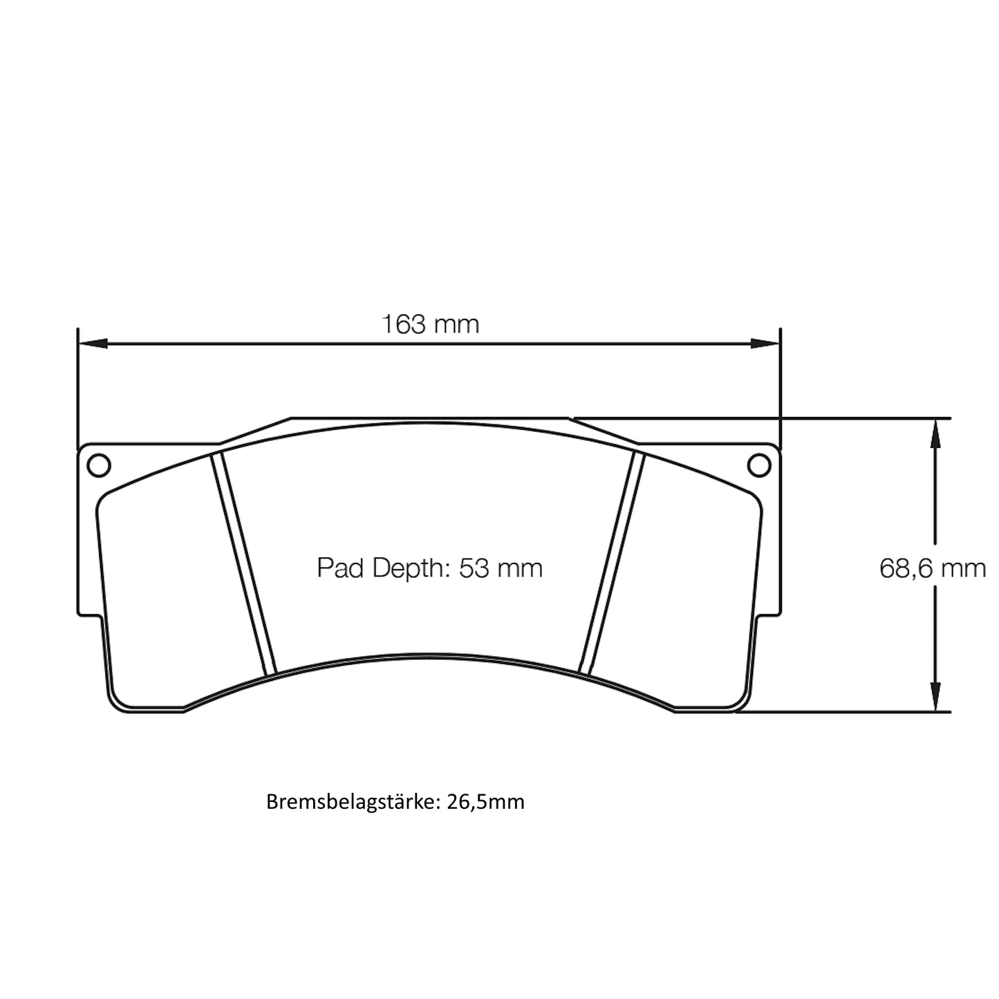 U2688 Pagid Bremsbelag