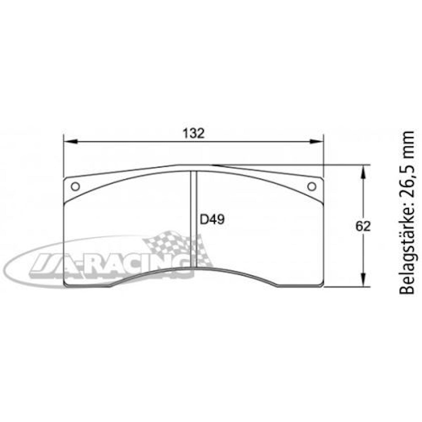 U2704 Pagid Bremsbelag