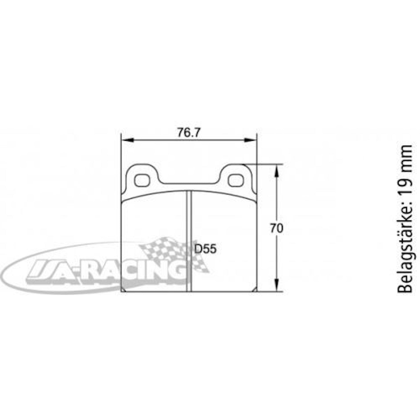 U4503 Pagid Bremsbelag