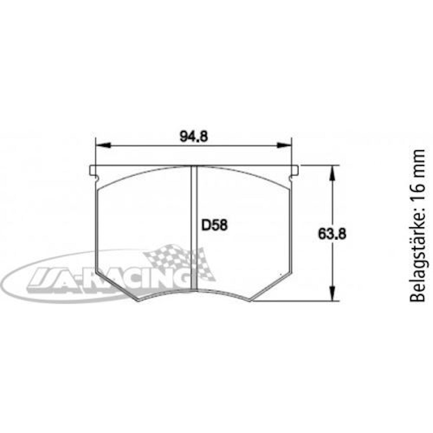 U4508 Pagid Bremsbelag