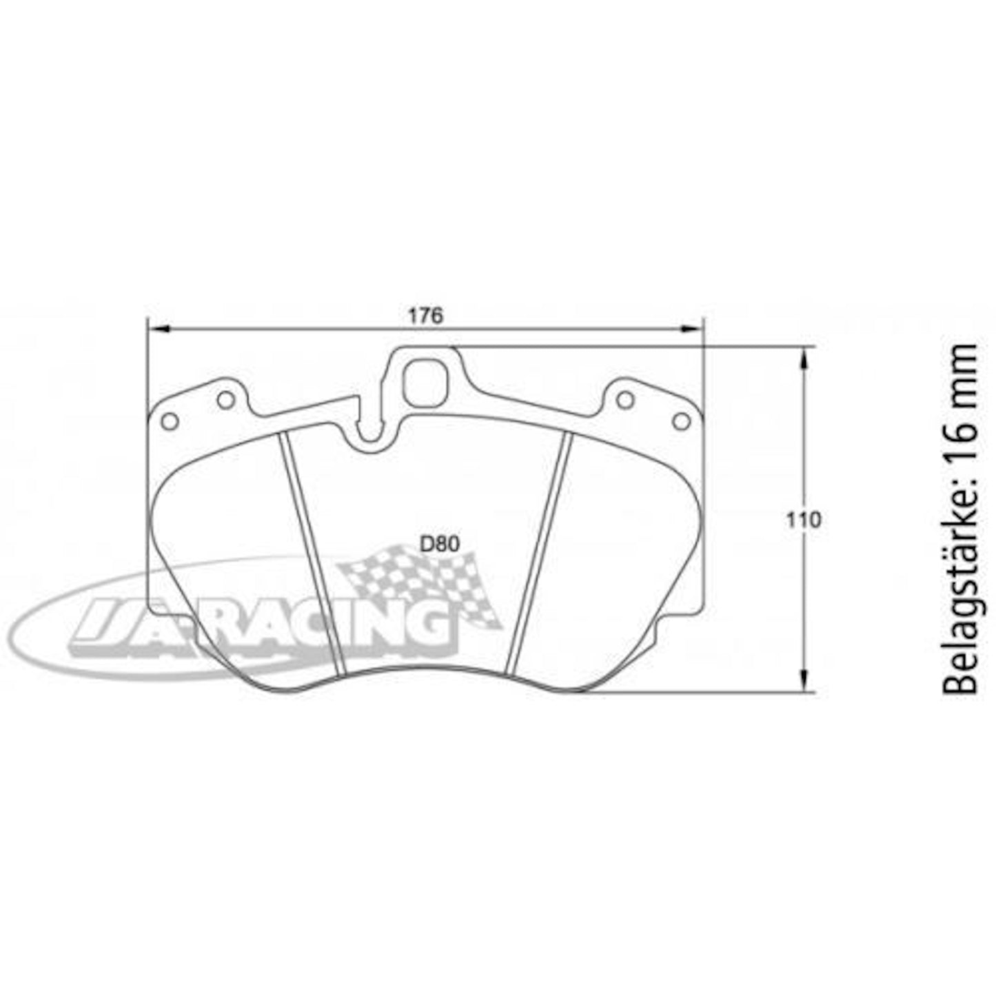 U4907 Pagid Bremsbelag