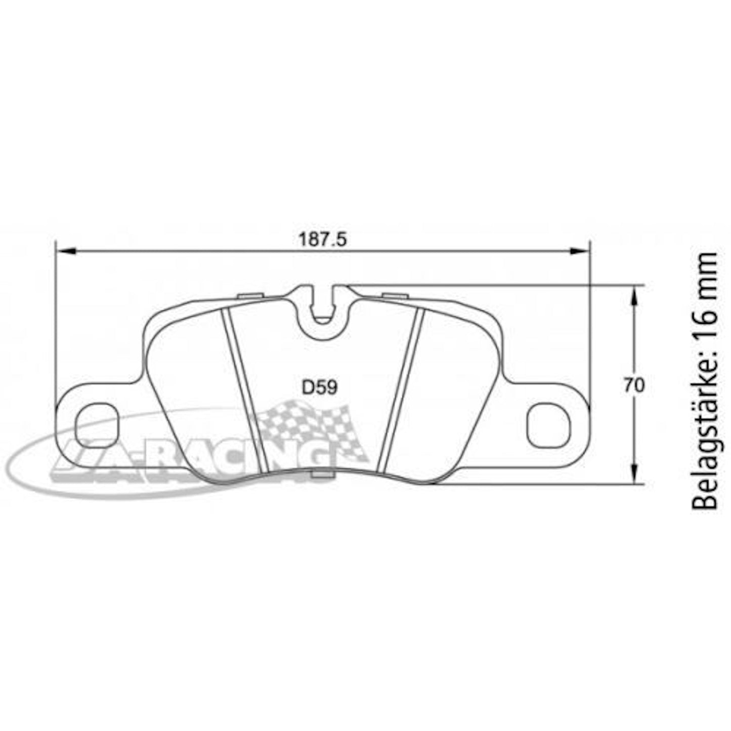 U4909 Pagid Bremsbelag