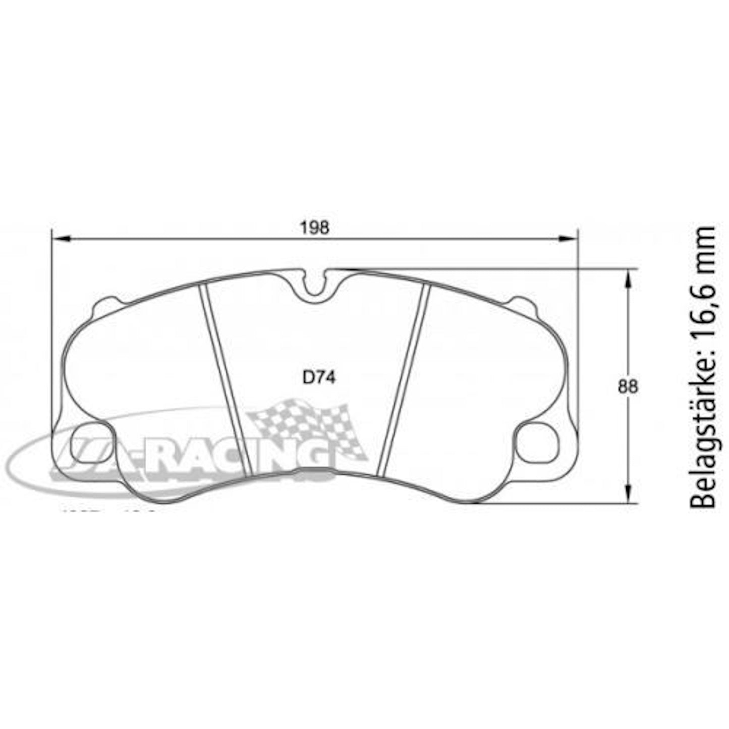 U4927 Pagid Bremsbelag