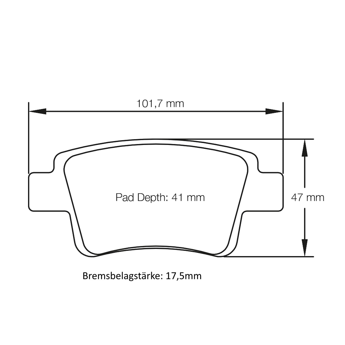 U4940 Pagid Bremsbelag