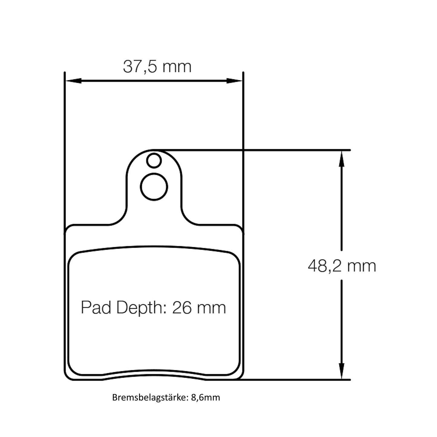 U5101 Pagid Bremsbelag
