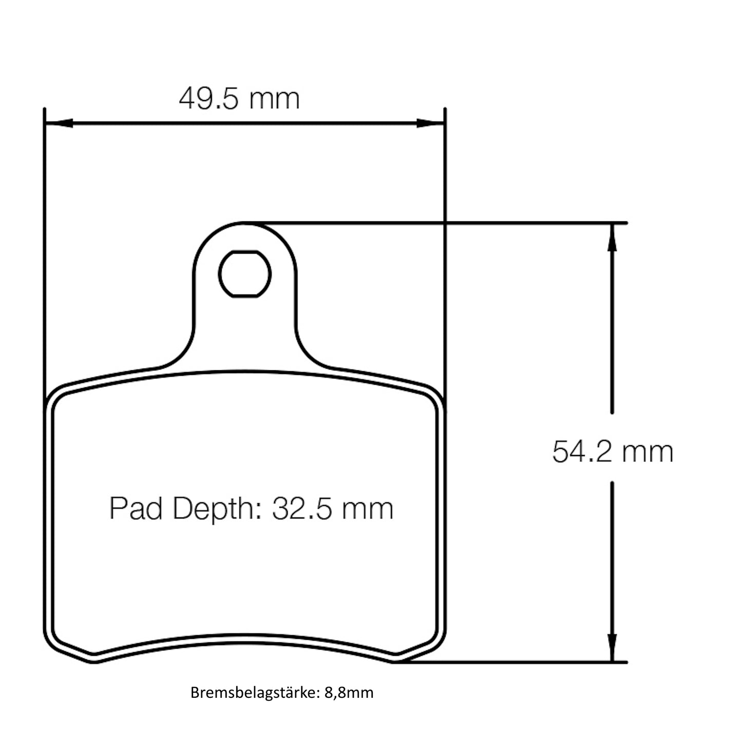 U5103 Pagid Bremsbelag