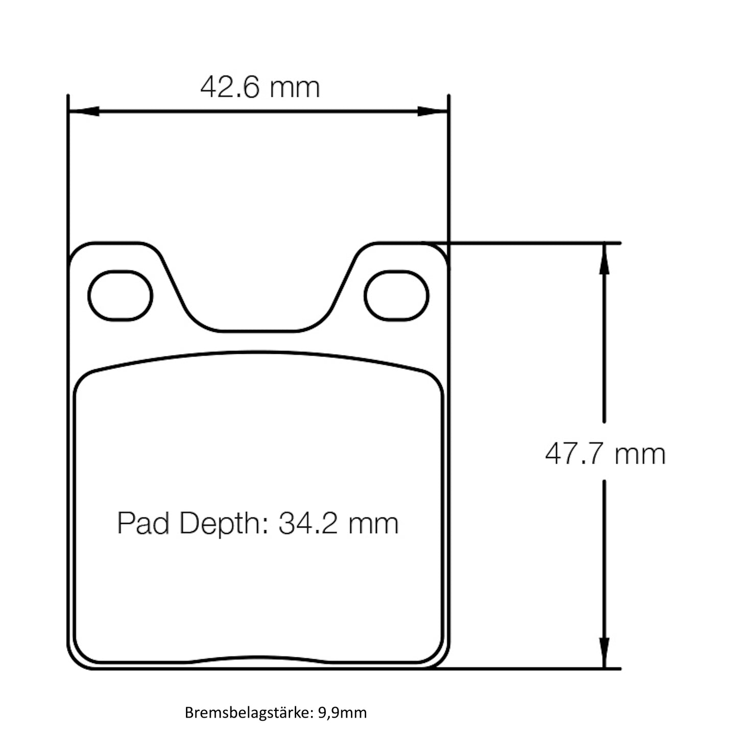 U5104 Pagid Bremsbelag