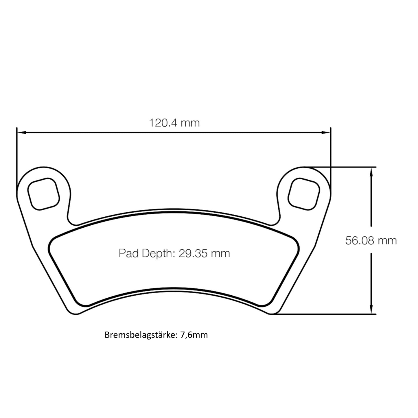 U6000 Pagid Bremsbelag