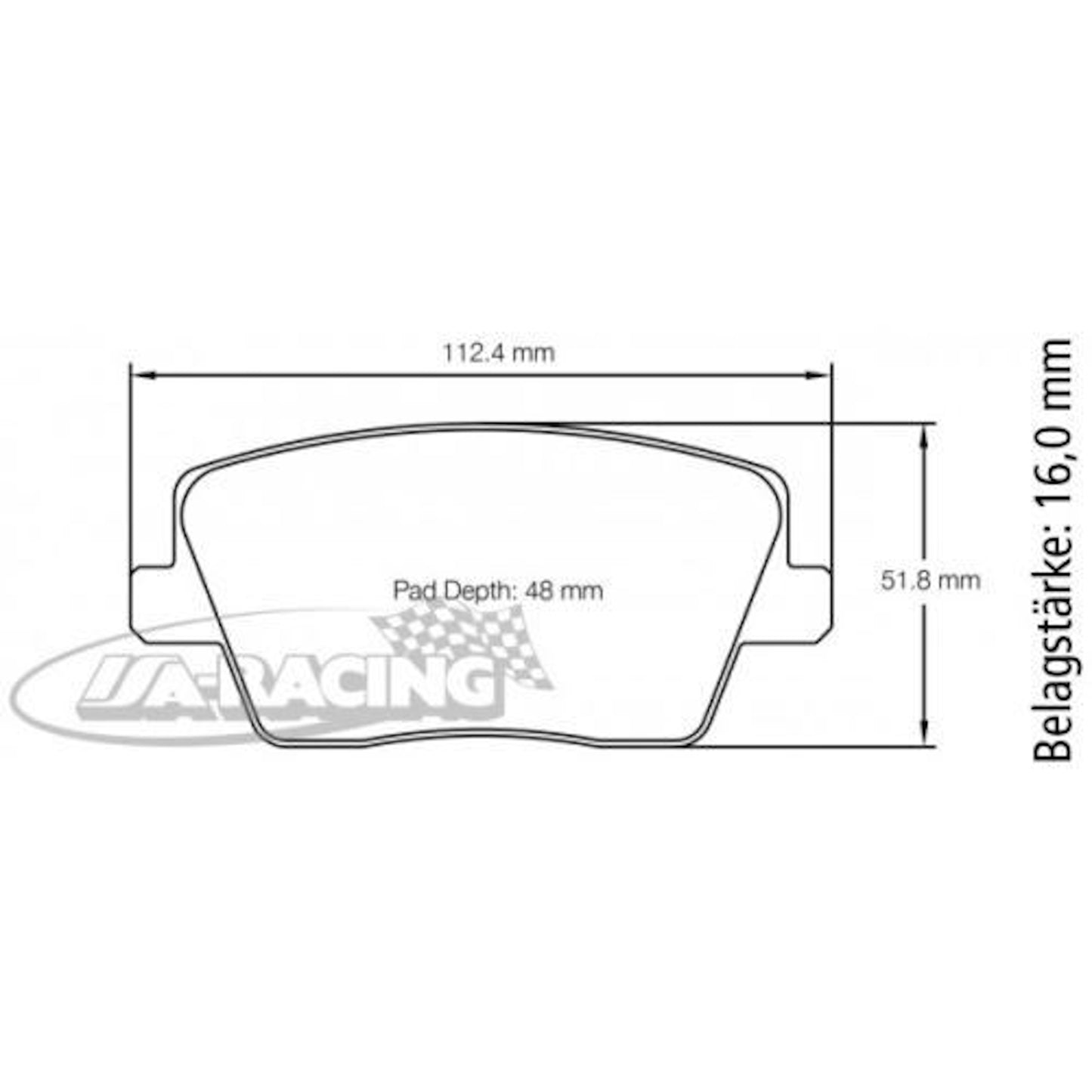 U7035 Pagid Bremsbelag