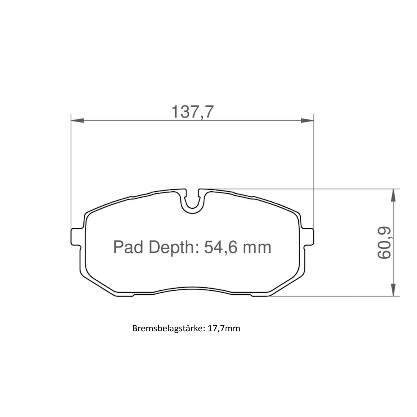 U7036 Pagid Bremsbelag
