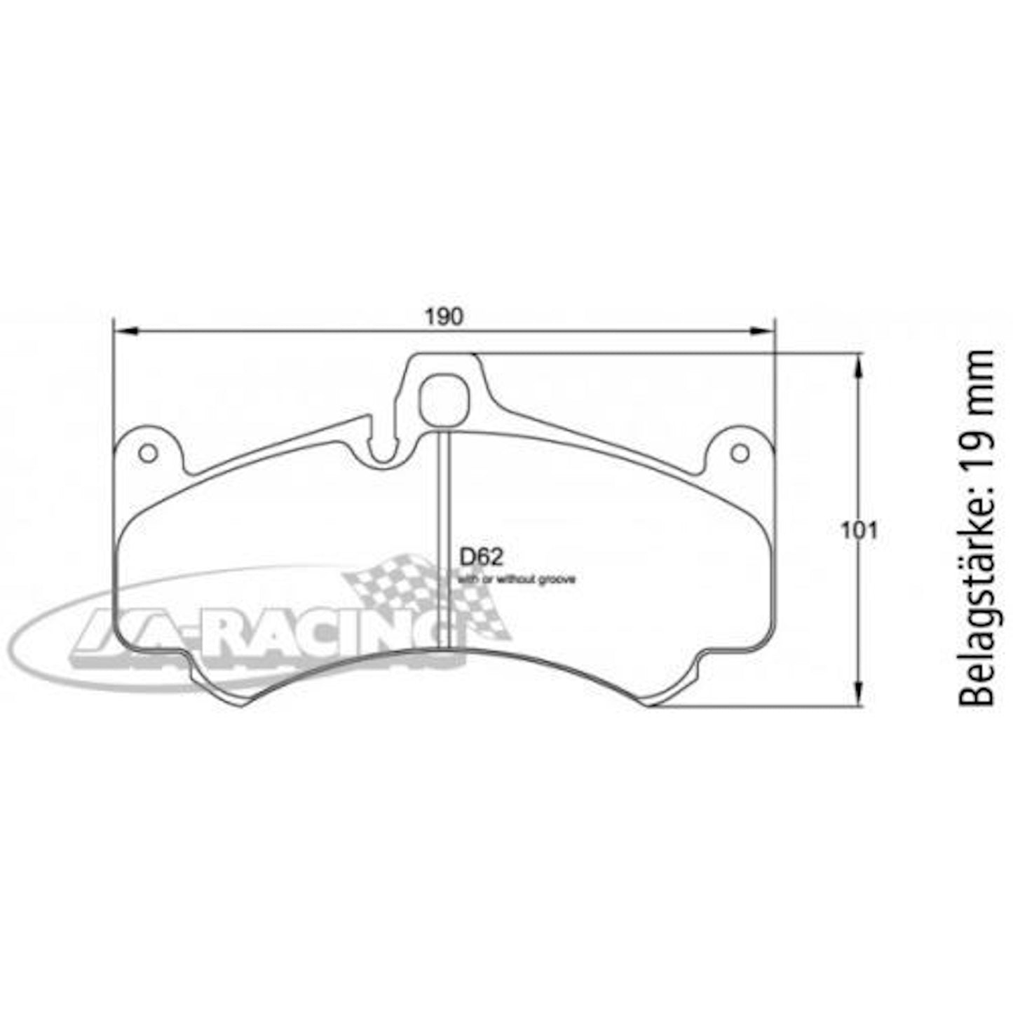 U8004 Pagid Bremsbelag