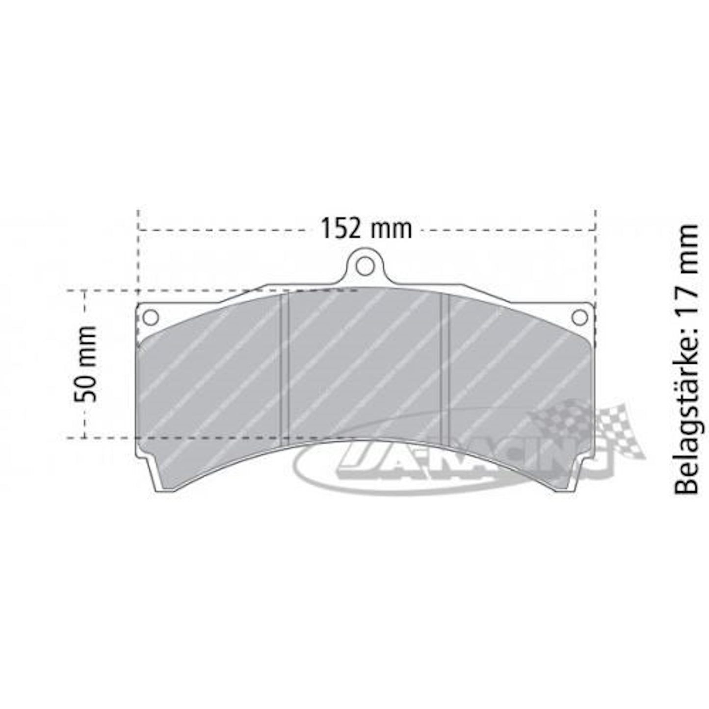 U8018 Pagid Bremsbelag