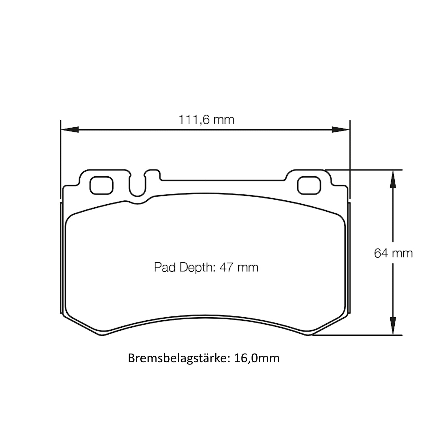 U8031 Pagid Bremsbelag