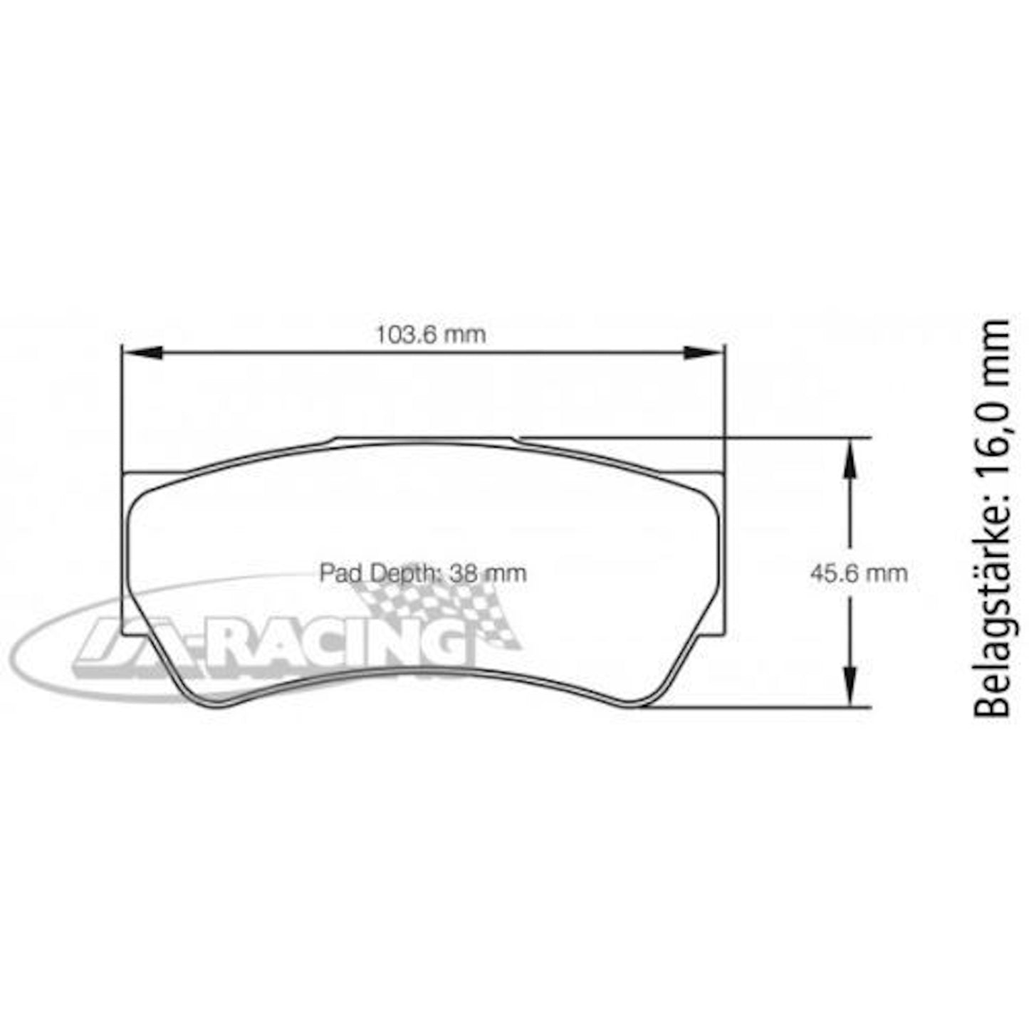 U8049 Pagid Bremsbelag