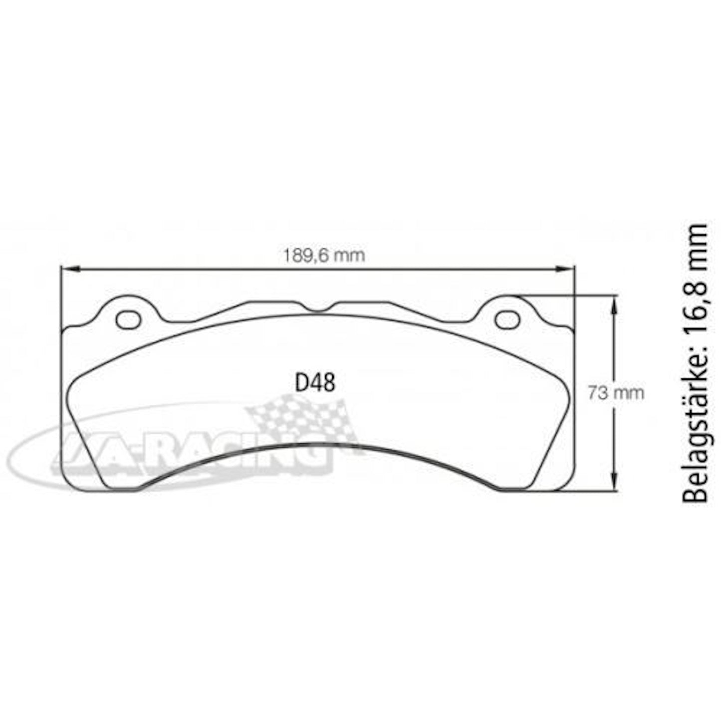 U8061 Pagid Bremsbelag