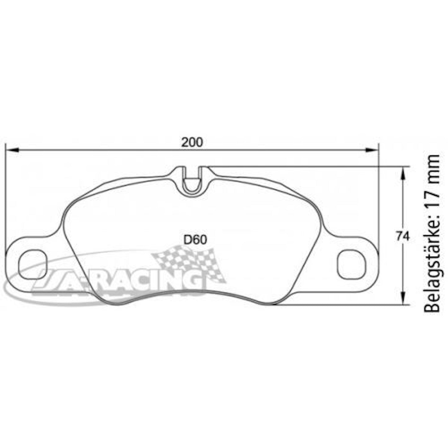 U8074 Pagid Bremsbelag