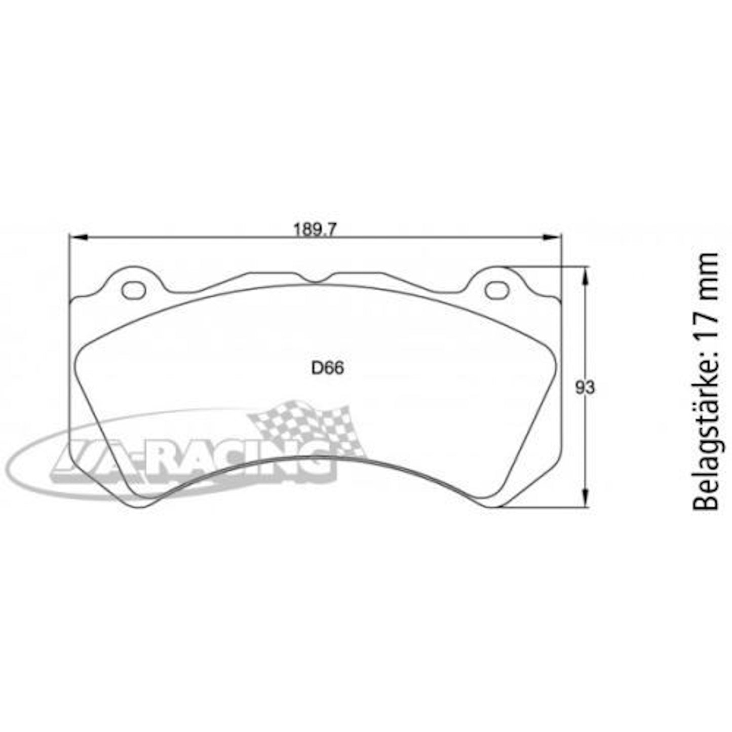 U8081 Pagid Bremsbelag