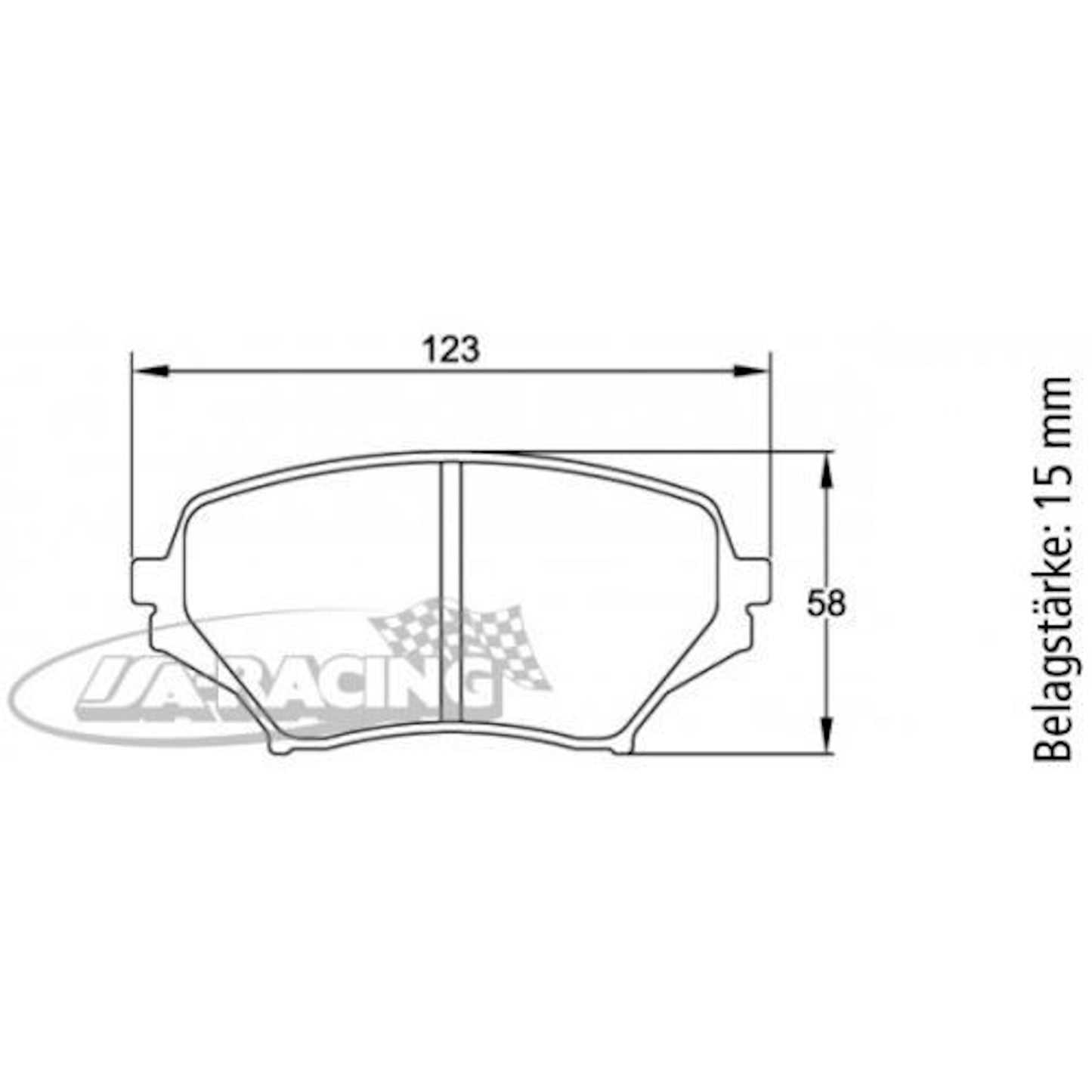 U8082 Pagid Bremsbelag