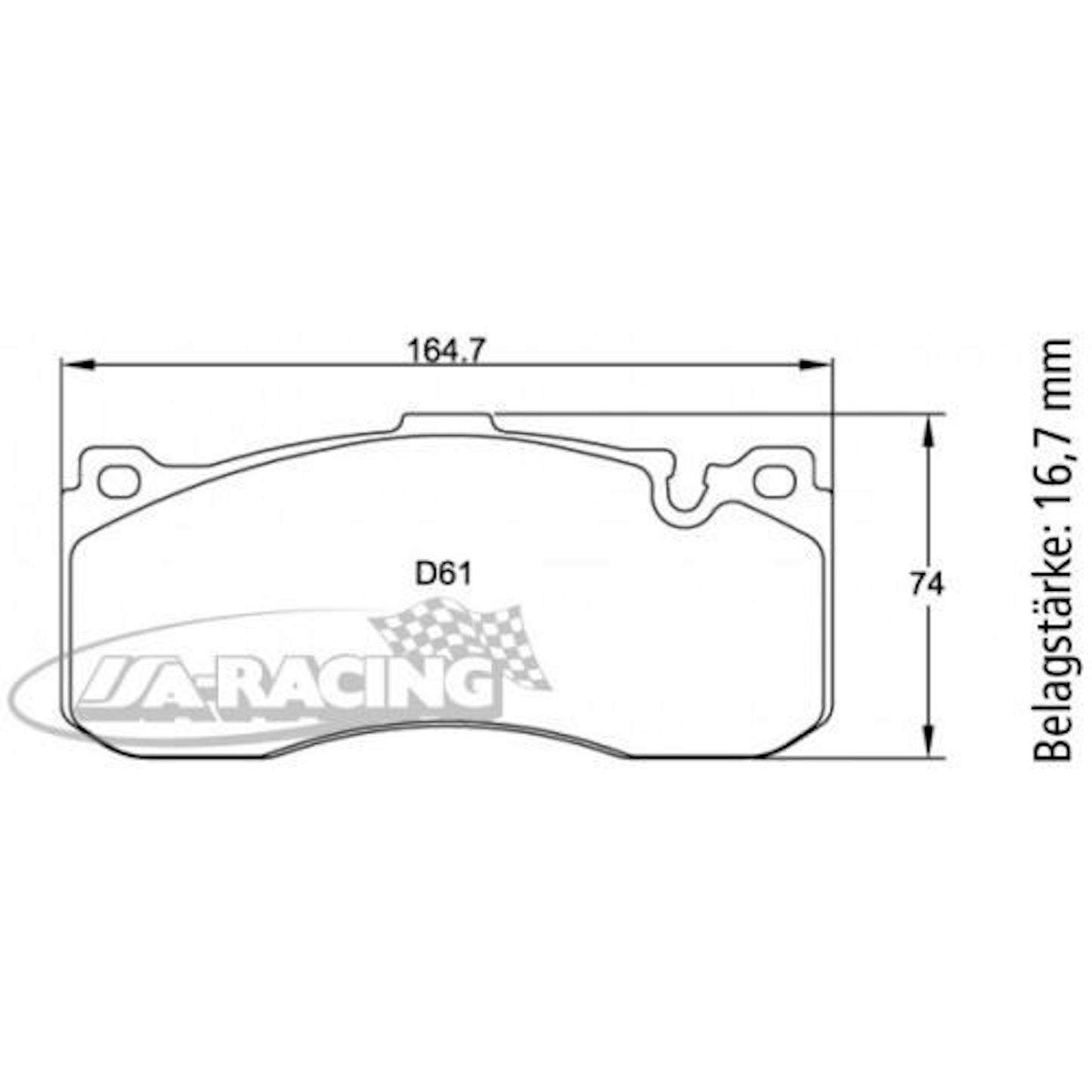U8084 Pagid Bremsbelag