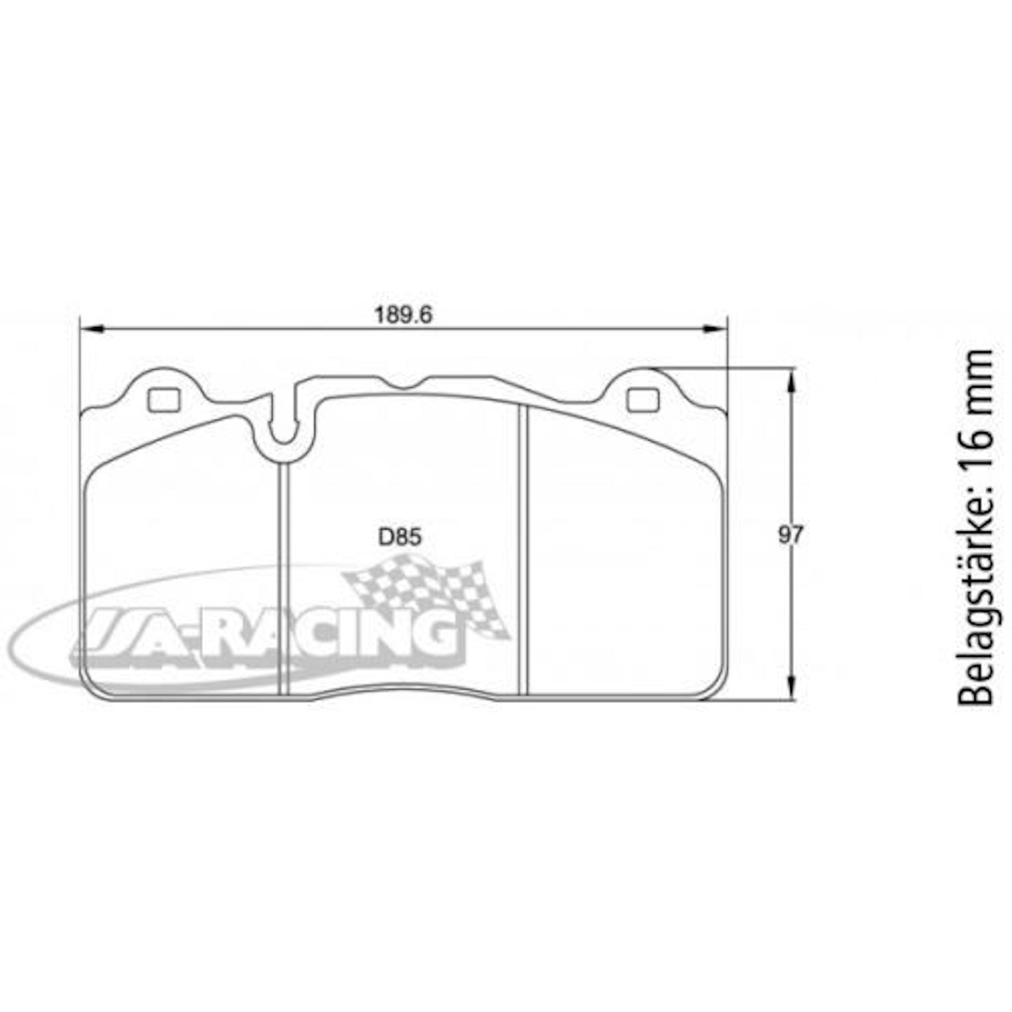 U8091 Pagid Bremsbelag