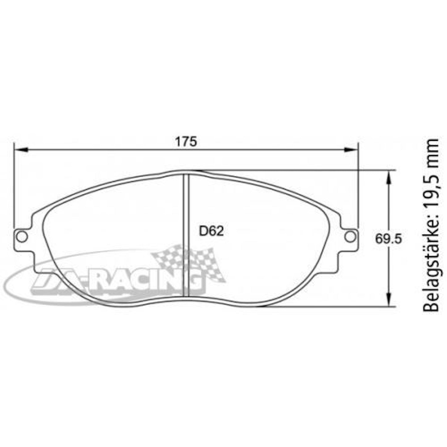U8201 Pagid Bremsbelag