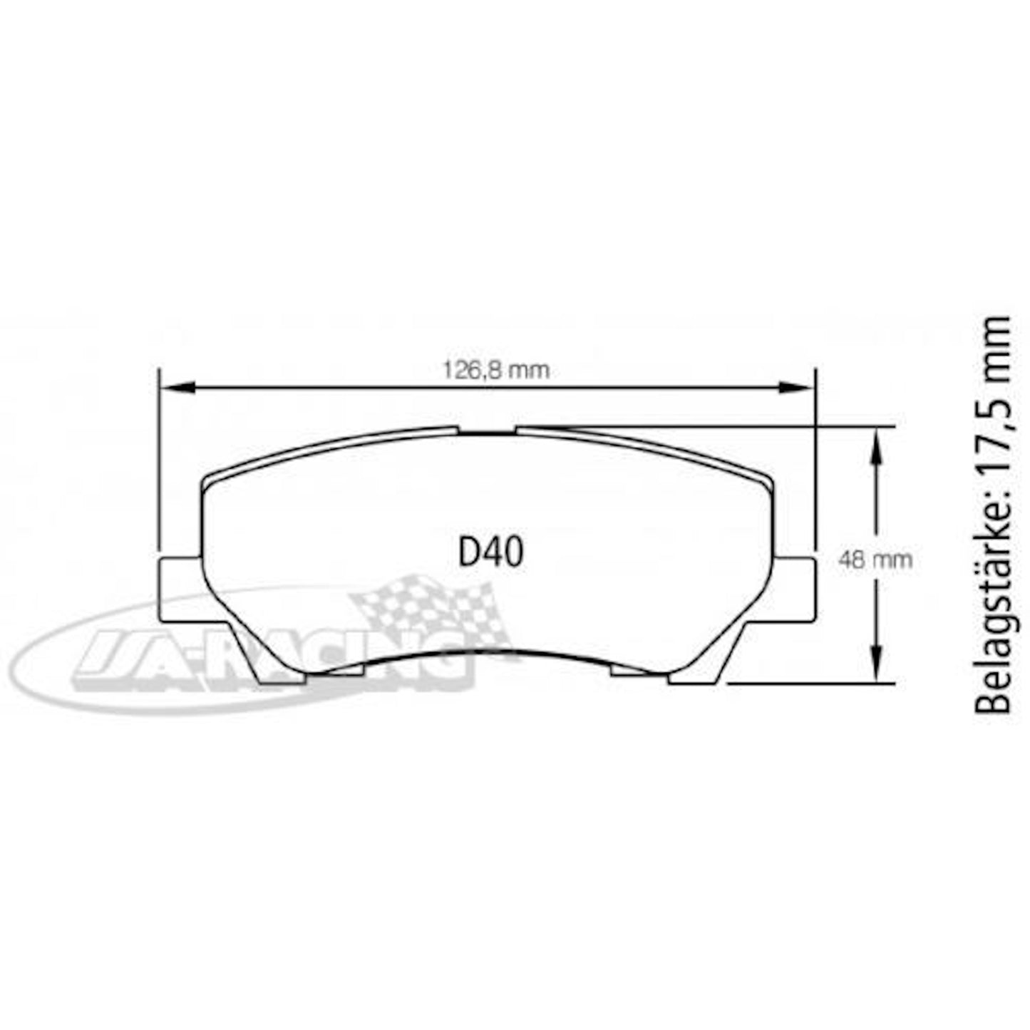 U8204 Pagid Bremsbelag