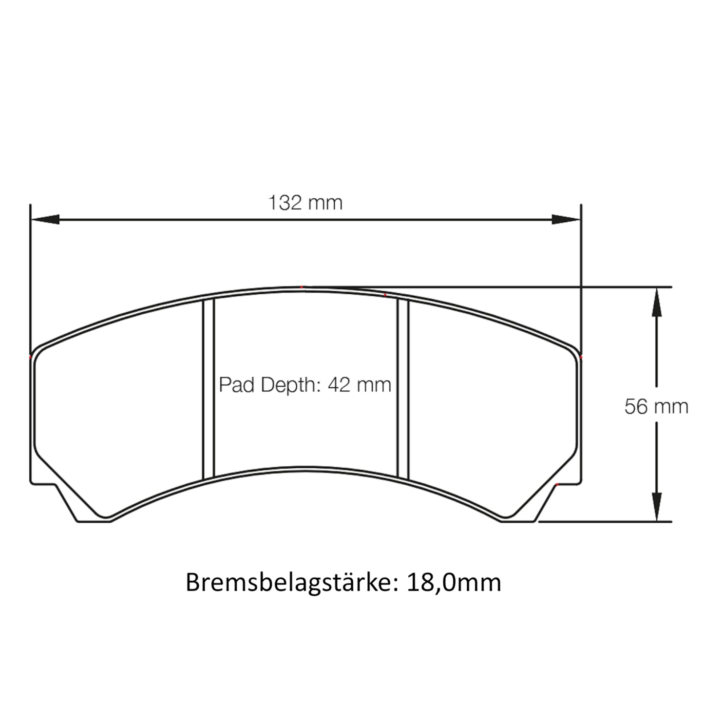U8216 Pagid Bremsbelag