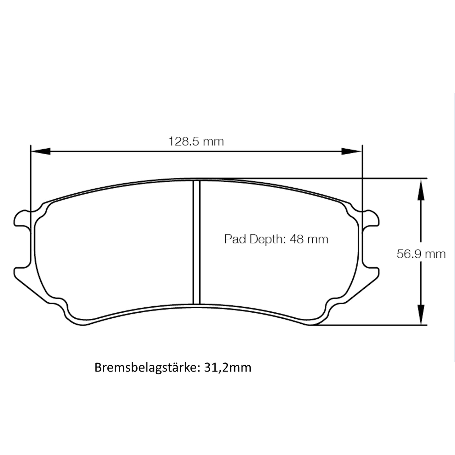 U8242 Pagid Bremsbelag
