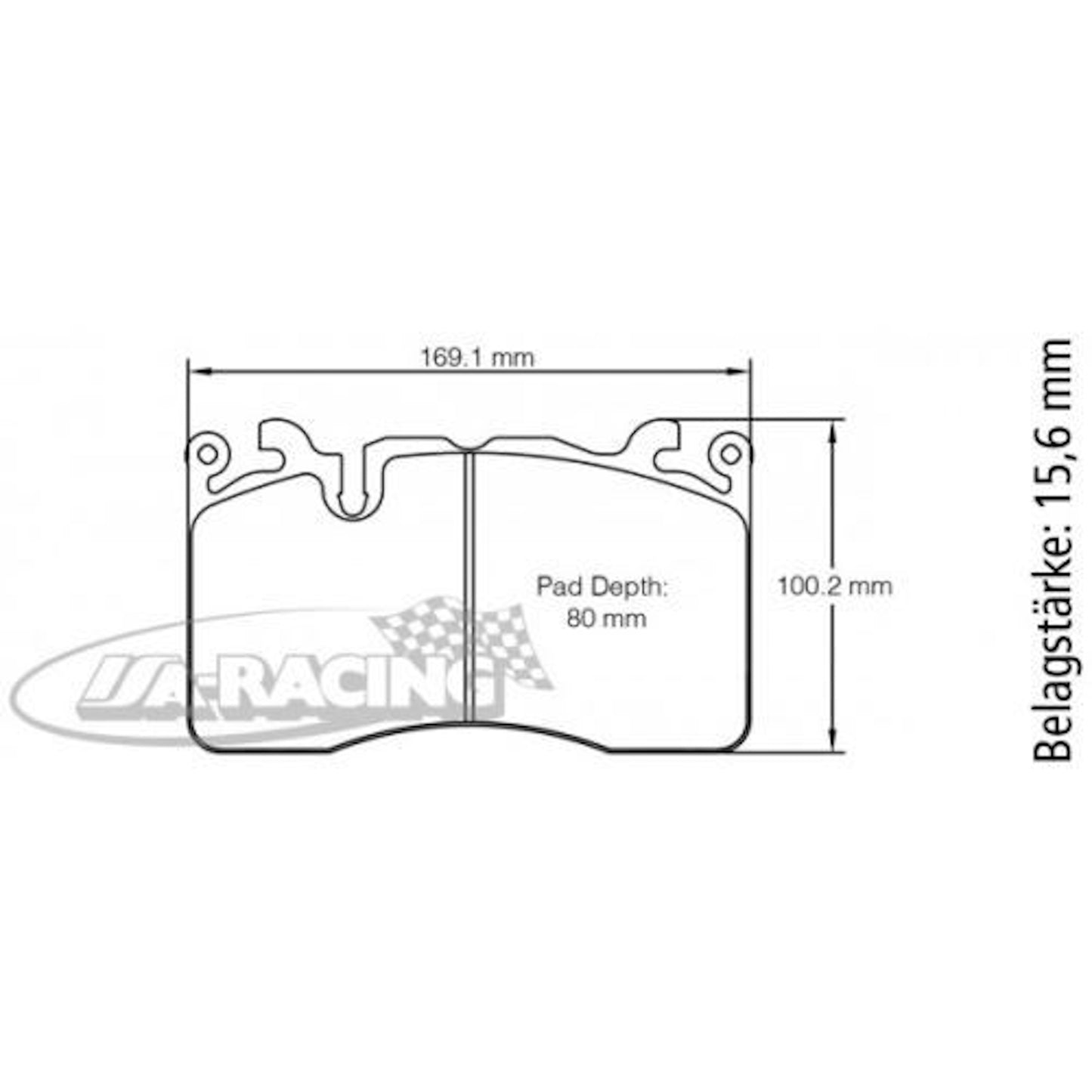 U8269 Pagid Bremsbelag