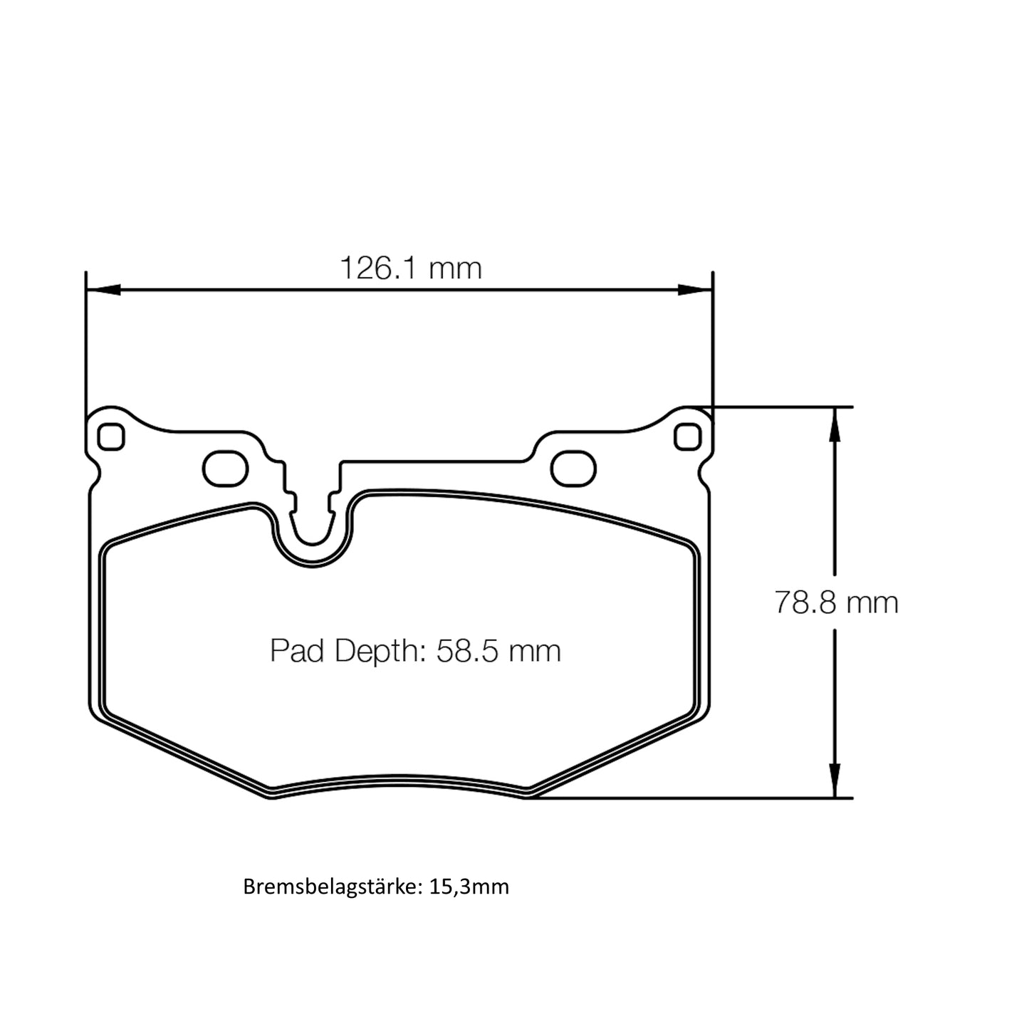 U8279 Pagid Bremsbelag