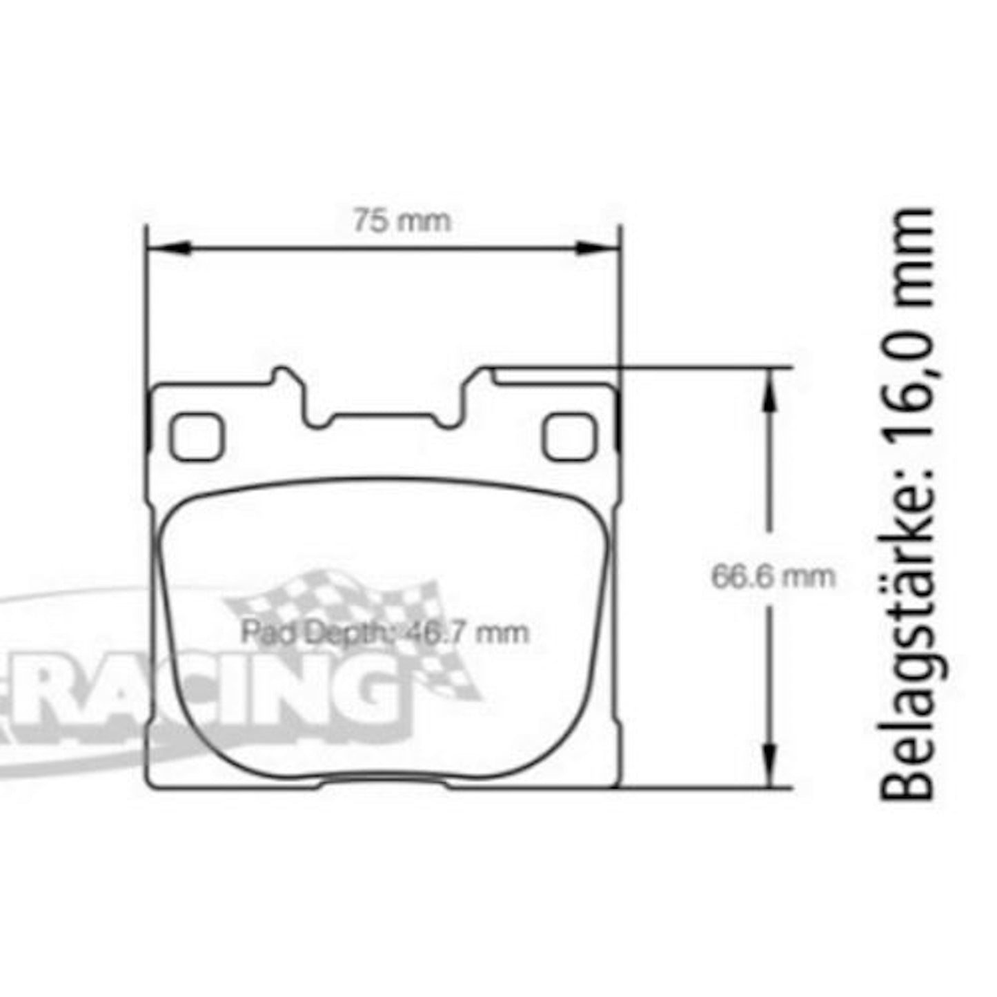 U8300 Pagid Bremsbelag