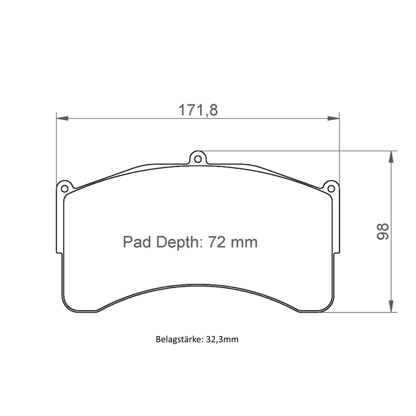 U8314 Pagid Bremsbelag