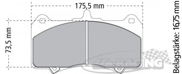 P9126 PFC Bremsbelag