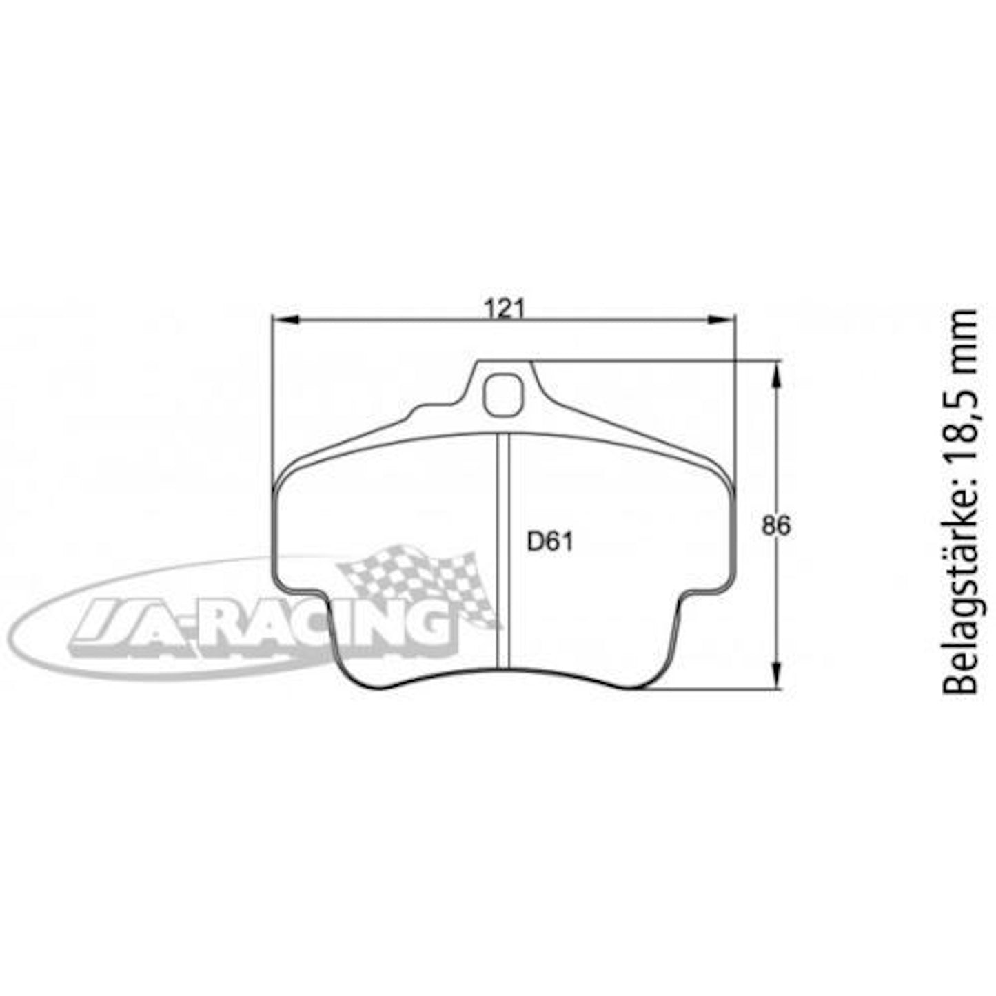 U2405 Pagid Bremsbelag