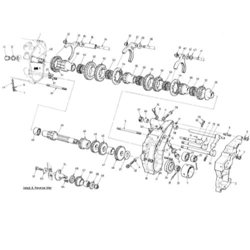 Ersatzteile F3A Getriebe