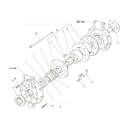 Ersatzteile FT200 Differential Inboard Brakes