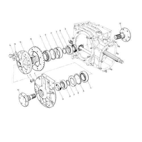 Ersatzteile LD200 4. Gang Differential